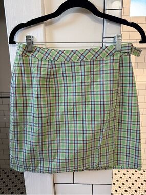 Gap Green Plaid Women’s wrap Skirt